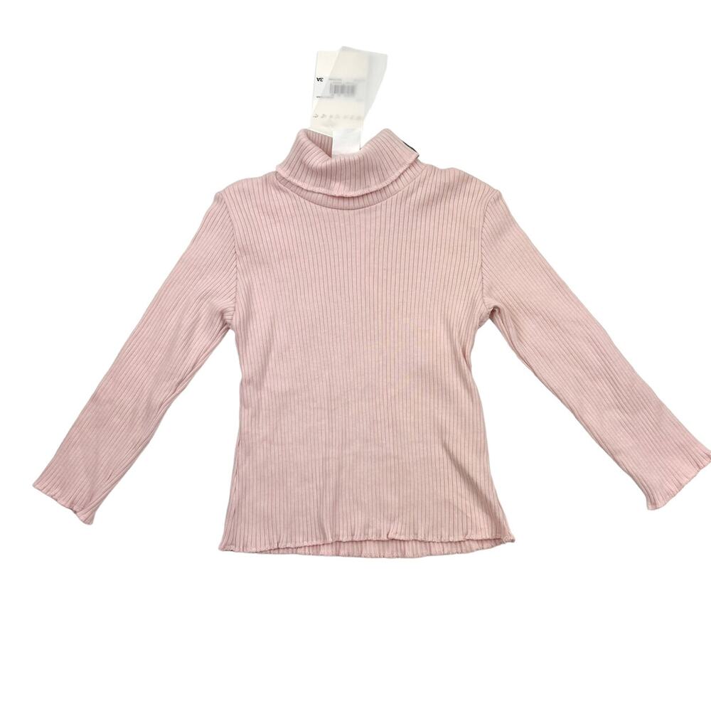 NWT Confetti France Pink Ribbed Turtleneck